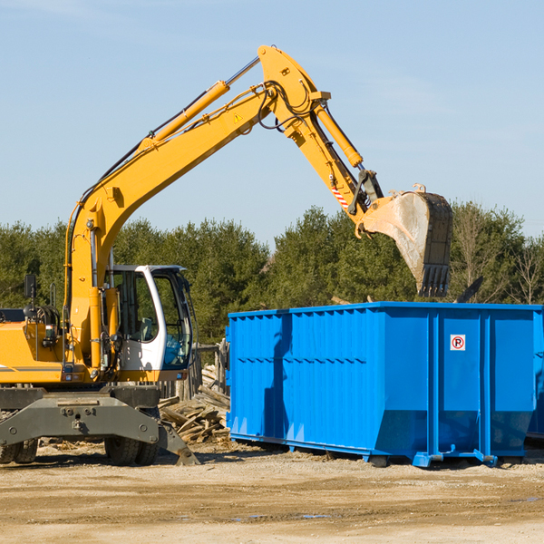 what happens if the residential dumpster is damaged or stolen during rental in Hopkins